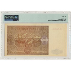 1.000 złotych 1946 - Wb. - PMG 64 - rzadka seria zastępcza