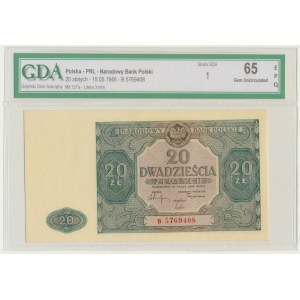 20 złotych 1946 - B - GDA 65 EPQ