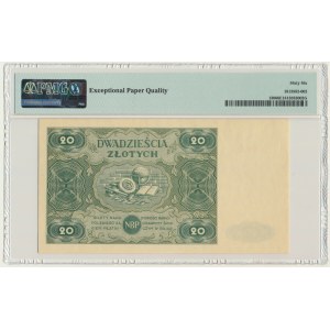 20 złotych 1947 - A - PMG 66 EPQ