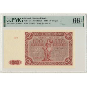 100 złotych 1947 - F - PMG 66 EPQ