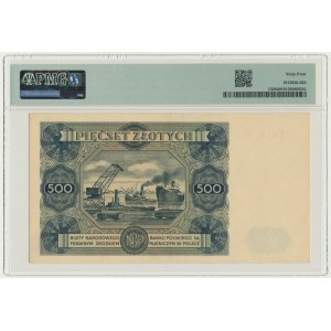 500 złotych 1947 - U - PMG 64