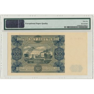 500 złotych 1947 - T2 - PMG 66 EPQ