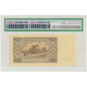 10 złotych 1948 - BB - GDA 67 EPQ