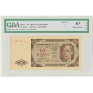10 złotych 1948 - AM - GDA 67 EPQ