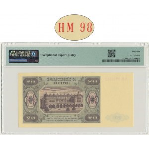 20 or 1948 - HM 98... - PMG 66 EPQ - PAPIER PLASTIQUE