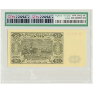 50 złotych 1948 - EN - GDA 67 EPQ