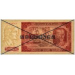 100 zlatých 1948 - SPECIMEN - D 123456/789000 - PMG 67 EPQ
