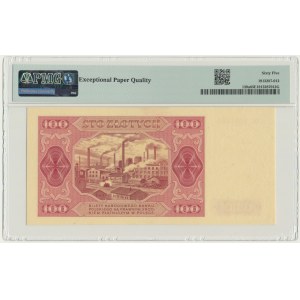 100 złotych 1948 - DC - PMG 65 EPQ - rzadsza odmiana