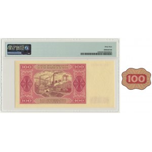 100 złotych 1948 - GK - PMG 64 - bez ramki