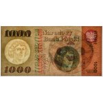 1.000 złotych 1965 - D - PMG 66 EPQ - rzadka seria z rzeczywistego obiegu