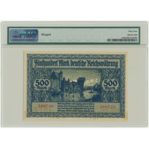 Danzig, 500 Mark 1922 - PMG 64
