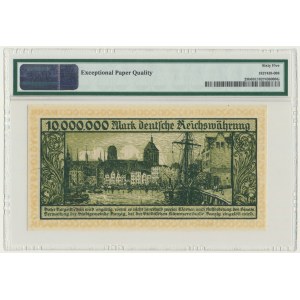 Danzig, 10 milion Mark 1923 - without prefix - PMG 65 EPQ