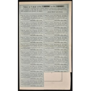Polska Foresta S.A., 5 x 1.000 mkp 1922