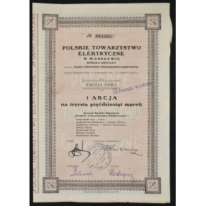 Polskie Towarzystwo Elektryczne S.A., 350 mkp, vydanie VIII