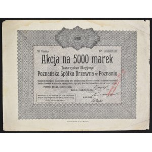 Poznańska Spółka Drzewna S.A., 5 000 mkp, emisia VI