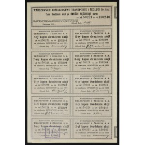 Warszawskie Towarzystwo Transportu i Żeglugi, 20 x 250 mkp, Emisja VII