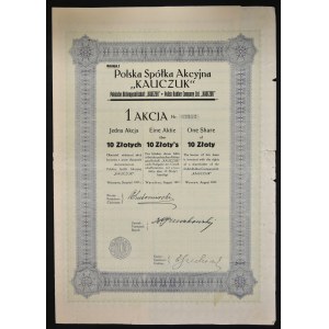 Polska Spółka Akcyjna Kauczuk, 10 zł 1927