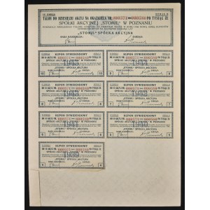 Stomil S.A. w Poznaniu, 10 x 1.000 zł 1935, Emisja IV Seria D