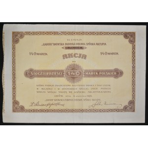 Gafota Lwowska Fabryka Obuwia S.A., 140 mkp, Emisja VI