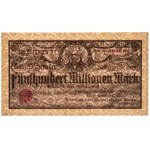 Danzig, 500 million Mark 1923 - gray purple print - PMG 63 EPQ