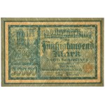 Danzig, 50.000 Mark 1923 - 6 digit serial number with ❊ - PMG 53 EPQ