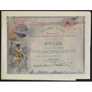 Polski Glob Towarzystwo Transportowo-Handlowe S.A., 500 mkp 1920