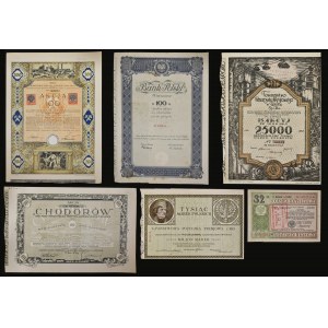 Jeu de titres (6 pièces)
