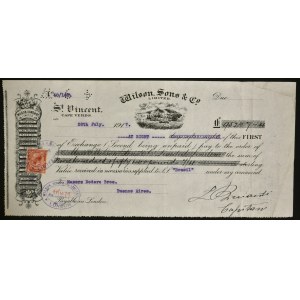 Weksel, Wilson, Sons & Co, St. Vincent 1917