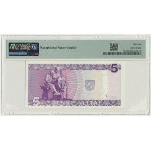 Lituanie, 5 litas 1993 - PMG 66 EPQ