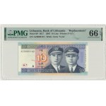 Lithuania, 10 Litu 2007 - AZ 0000142 - replacement - PMG 66 EPQ