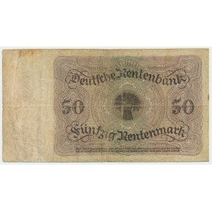 Germany, 50 Rentenmark 1925 - A