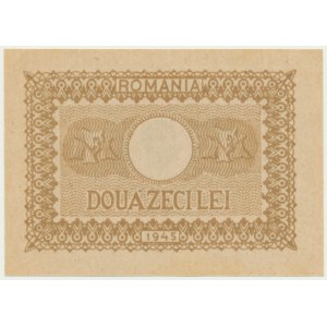Romania, 20 Lei 1945