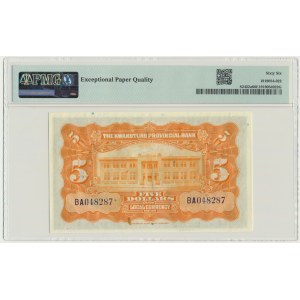 China, Kwangtung Provincial Bank, 5 Dollars 1931 - PMG 66 EPQ