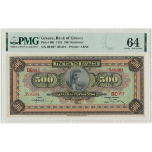 Greece, 500 Drachmai 1932 - PMG 64