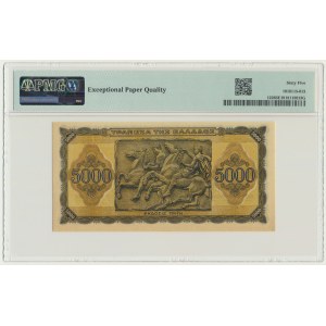 Grèce, 5 000 drachmes 1943 - PMG 65 EPQ