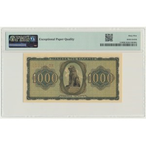 Grécko, 1 000 drachiem 1942 - PMG 65 EPQ