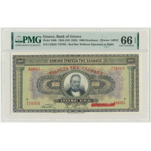 Greece, 1.000 Drachmai 1926 - PMG 66 EPQ