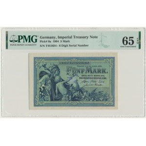 Niemcy, 5 marek 1904 - PMG 65 EPQ