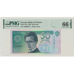 Estonie, 50 couronnes 1994 - PMG 66 EPQ