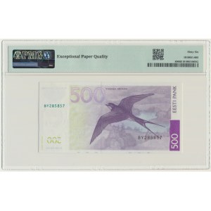Estónsko, 500 korún 2007 - PMG 66 EPQ