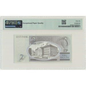 Estonie, 2 couronnes 2007 - PMG 66 EPQ