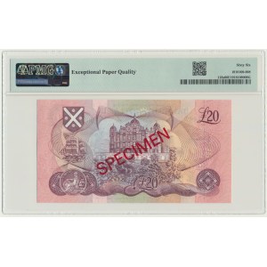 Scotland, 20 Pounds (1991-93) - SPECIMEN - PMG 66 EPQ