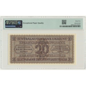 Ukrajina, 20 karbunkulov 1942 - PMG 65 EPQ