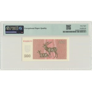 Lituanie, 200 talonas 1992 - PMG 68 EPQ