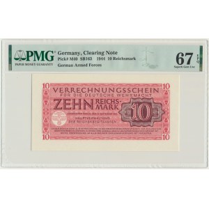 Germany, 10 Reichsmark 1944 - PMG 67 EPQ