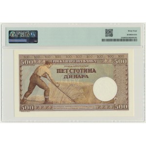Serbia, 500 Dinara 1942 - PMG 64