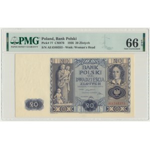 20 or 1936 - AE - PMG 66 EPQ