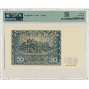 50 złotych 1941 - D - PMG 66 EPQ