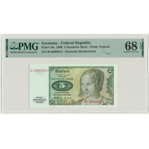 Germany, 5 Mark 1960 - PMG 68 EPQ