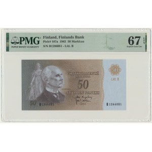 Finland, 50 Markkaa 1963 - PMG 67 EPQ